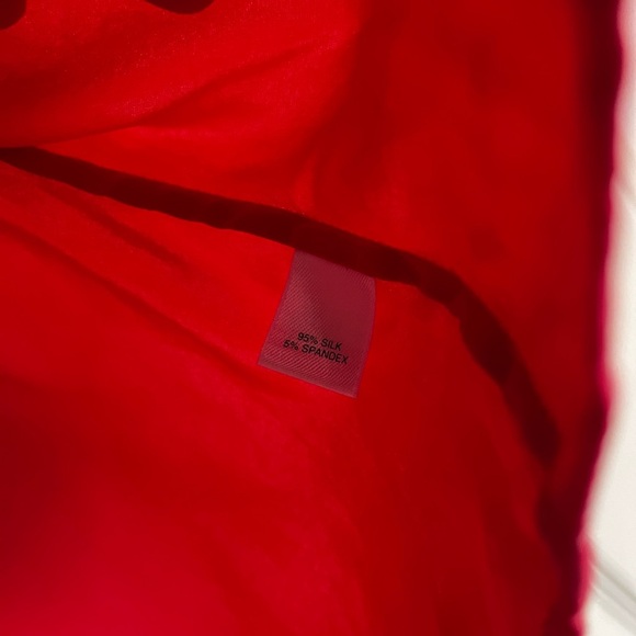 ST. John Pink Silk Blend Tank Top Shell Pleats Size Small - Picture 4 of 6